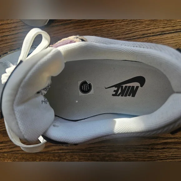 Women's NIKE Leopard Print Sneakers - Picture 2 of 7